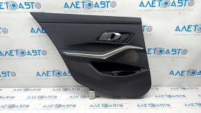 Door trim card rear left BMW 3 G20 19- black without curtain, scratches