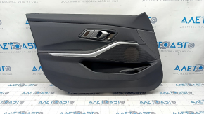 Door trim card front left BMW 3 G20 19- black, scratches