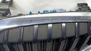Radiator grill assembly BMW 3 G20 19-22 with blinds, chrome, without chamber, sand, break, break crepe
