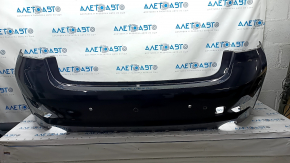 Bare rear bumper BMW 3 G20 19-22 for parking sensors, Sport Line, black, scratches