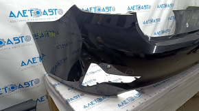 Bare rear bumper BMW 3 G20 19-22 for parking sensors, Sport Line, black, scratches
