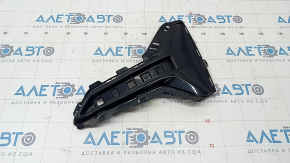 Rear bumper grille left BMW 3 G20 19-22 without chrome moldings, cracked fastener