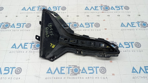 Rear bumper grille left BMW 3 G20 19-22 without chrome moldings, cracked fastener