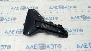 Rear bumper grille right BMW 3 G20 19-22 without chrome moldings, cracked fastener
