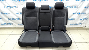 Rear row of seats 2nd row VW Tiguan 18-21 cloth black and gray under a diamond
