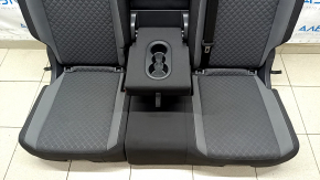 Rear row of seats 2nd row VW Tiguan 18-21 cloth black and gray under a diamond