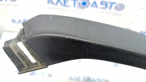 Front bumper lip left Lexus RX350 RX450h 16-19 structure, scratches, crack in fastening