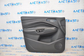 Door trim card front left Ford Escape MK3 17-19 rest black, armrest leather, scratches