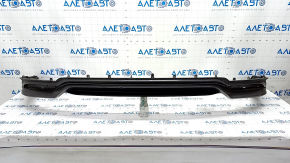 Rear bumper center lip Lexus RX450h 16-19 without chrome molding, scratches, crack in fastening