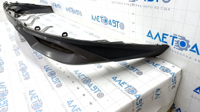 Rear bumper center lip Lexus RX450h 16-19 without chrome molding, scratches, crack in fastening