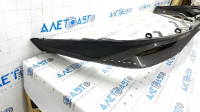 Rear bumper center lip Lexus RX450h 16-19 without chrome molding, scratches, crack in fastening