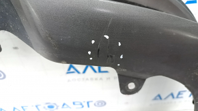 Rear bumper center lip Lexus RX450h 16-19 without chrome molding, scratches, crack in fastening