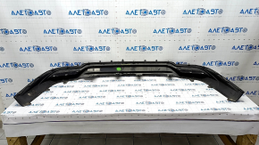 Rear bumper center lip Lexus RX450h 16-19 without chrome molding, scratches, crack in fastening