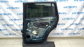 Door assembly rear right VW Tiguan 18- green LC6Q, painted, butt
