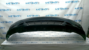 Front bumper complete BMW 3 G20 19-22 with parking sensors and wiring, black, cracks, scratches