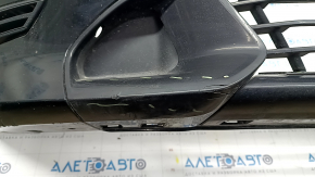 Front bumper complete BMW 3 G20 19-22 with parking sensors and wiring, black, cracks, scratches
