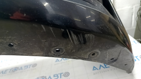 Front bumper complete BMW 3 G20 19-22 with parking sensors and wiring, black, cracks, scratches