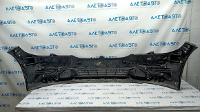 Front bumper complete BMW 3 G20 19-22 with parking sensors and wiring, black, cracks, scratches