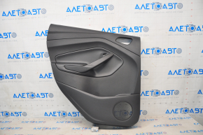 Door trim card rear left Ford Escape MK3 17-19 rest black, armrest leather, worn