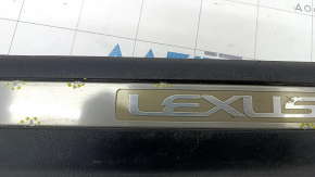 Door sill inner front right Lexus RX350 RX450h 16-22 black with chrome, scratches, corrosion