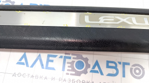 Door sill inner front left Lexus RX350 RX450h 16-22 black with chrome, scratches, corrosion
