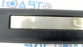 Door sill inner front left Lexus RX350 RX450h 16-22 black with chrome, scratches, corrosion