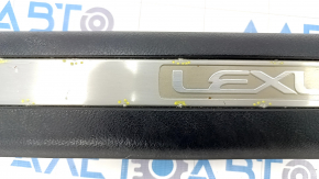 Door sill inner front left Lexus RX350 RX450h 16-22 black with chrome, scratches, corrosion