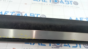 Door sill trim inner rear right Lexus RX350 RX450h 16-22 black with chrome, scratches, corrosion