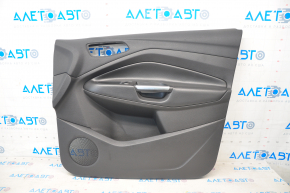 Door trim card front right Ford Escape MK3 17-19 rest black, armrest leather, scuffs