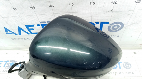 Side mirror left VW Tiguan 18- 6 pins, turn signal, green, scratches