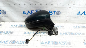 Side mirror right VW Tiguan 18- 6 pins, turn signal, green, scratches