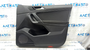 Door trim card front right VW Tiguan 18- cloth, black, scratches