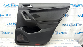 Door trim card rear right VW Tiguan 18- cloth, black, tetra