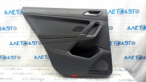 Door trim card rear left VW Tiguan 18- cloth, black, scratches
