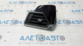 Front panel air duct deflector left BMW 3 G20 19- chrome and black gloss