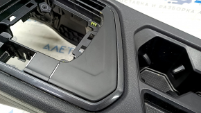 Console central armrest and cup holders VW Tiguan 18- cloth, black, scratches