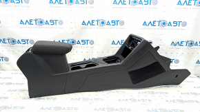 Console central armrest and cup holders VW Tiguan 18- cloth, black, scratches