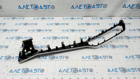 Front panel air duct deflector right BMW 3 G20 19- chrome, insert under gray wood, scratches