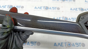 Front panel air duct deflector right BMW 3 G20 19- chrome, insert under gray wood, scratches