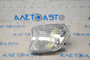 Right turn signal Ford Escape MK3 17-19 rest, white with fog lights, broken mount, sand