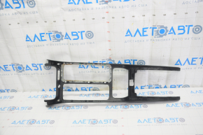 Center console trim without cup holders Ford Escape MK3 17-19 black, broken fasteners