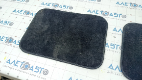 Set of floor mats for BMW 3 G20 19 - black cloth, not for dry cleaning