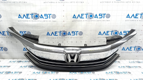 Radiator grille Honda Accord 16-17 complete, chrome, sand