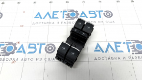 Front left window lift control VW Touareg 11-17 chrome