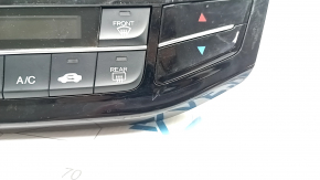 Climate control Honda Accord 16-17 rest black, scratches
