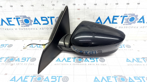 Side mirror left Honda Accord 16-17 3 pins, black, scratches