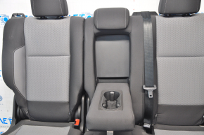 Rear row of seats 2 row Ford Escape MK3 13-19 cloth black-gray, for cleaning