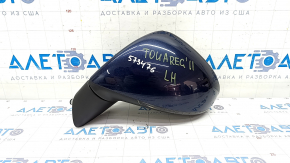 Side mirror left VW Touareg 11-14 15 pins, turn signal, heated, backlight, auto-dimming, blue
