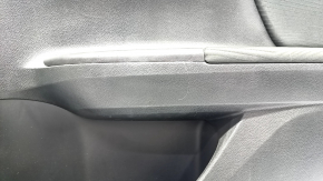 Door trim card rear right Honda Accord 16-17 black, insert black cloth, scratches