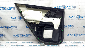 Door trim card rear right Honda Accord 16-17 black, insert black cloth, scratches